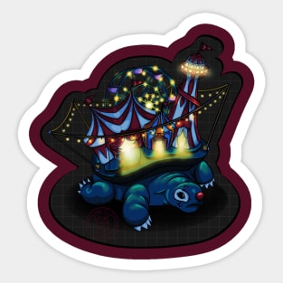 clown turtle Sticker